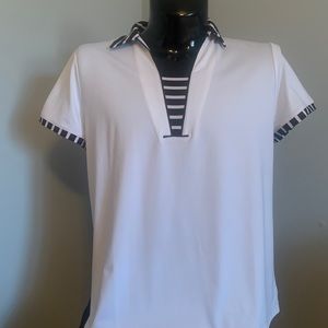 Chicos Zenergy Golf Shirt  Sz3 (14-16)